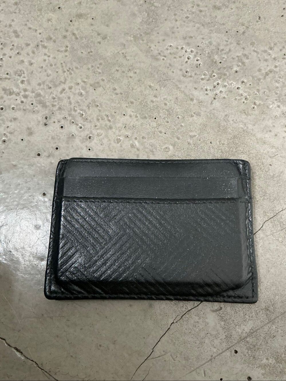 Bottega Veneta Leather Card Wallet | Black